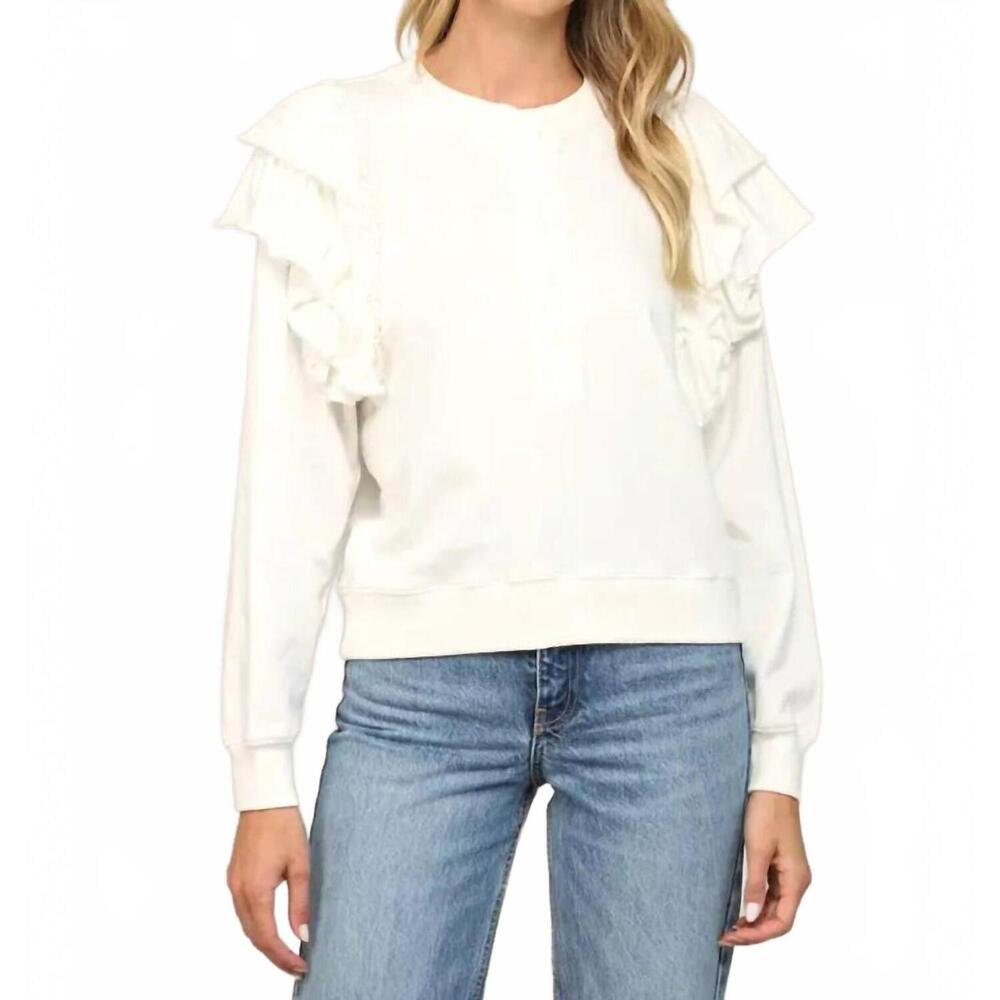 NEW FATE BY LFD rio top in off white